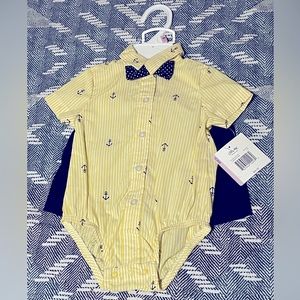 ✨NWT✨ formal baby boy outfit with bow tie